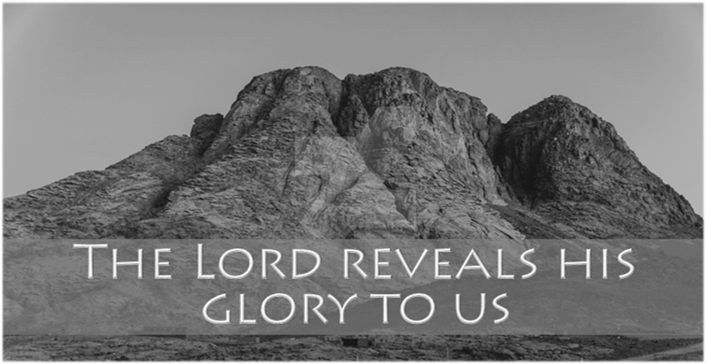 The Lord Reveals His Glory to Us