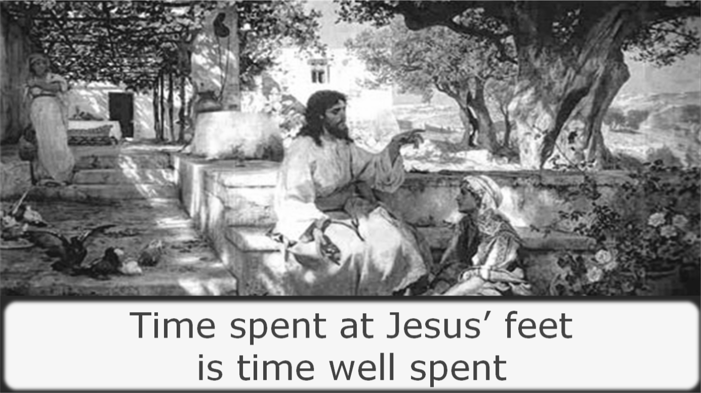 Time Spent at Jesus Feet