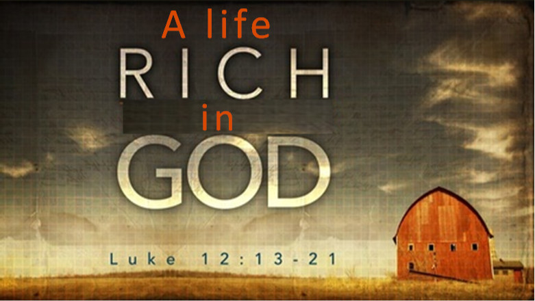 A Life Rich in God