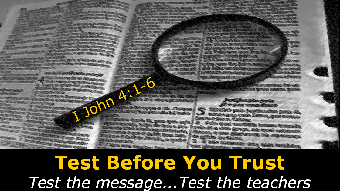 Test Before you Trust (Vistancia Worship)