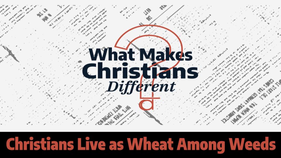 WHAT MAKES CHRISTIANS DIFFERENT: Christians Seek Spiritual Wealth